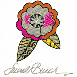 Flowers And Tree Embroidery Design 3 Flowers And Tree Embroidery Design 3